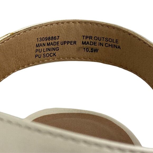 Torrid beige Faux Leather & Snakeskin Print Open Toe Block Heel US 10.5W - Picture 10 of 10